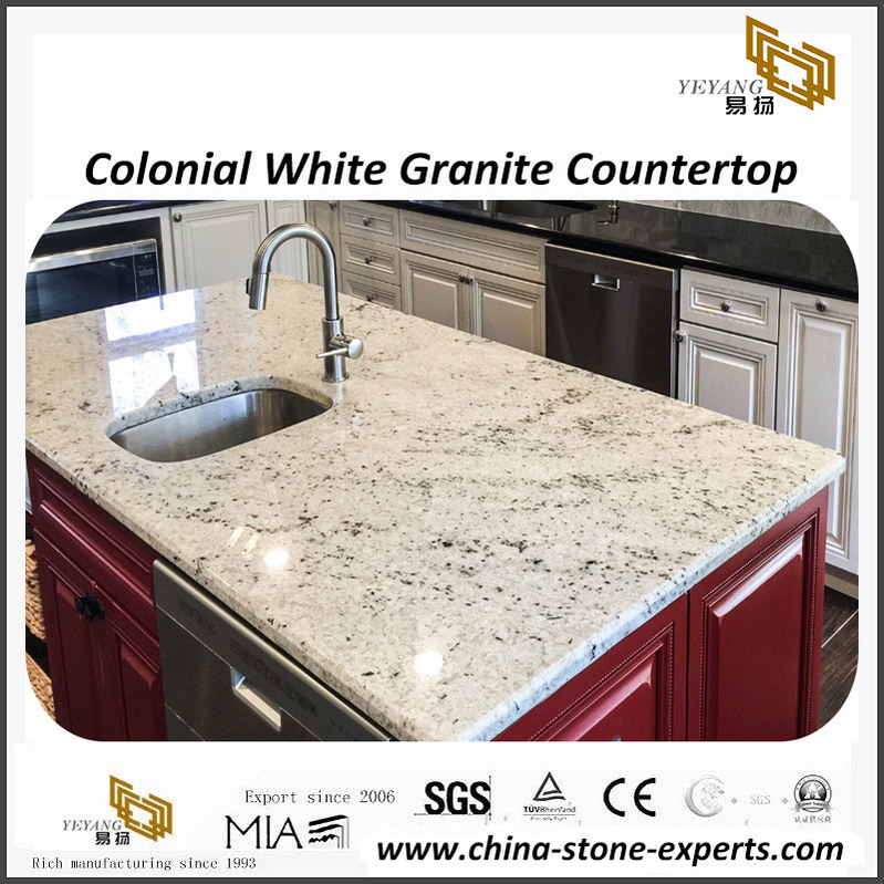 Brilliant Colonial White Granite Tops Vanity Top Brilliant Colonial White Granite Tops For Commercial Residential Project